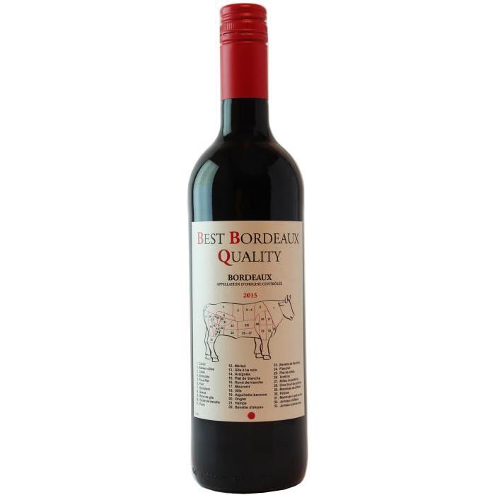 Best Bordeaux Quality AOC Bordeaux 2015 - Vin rouge