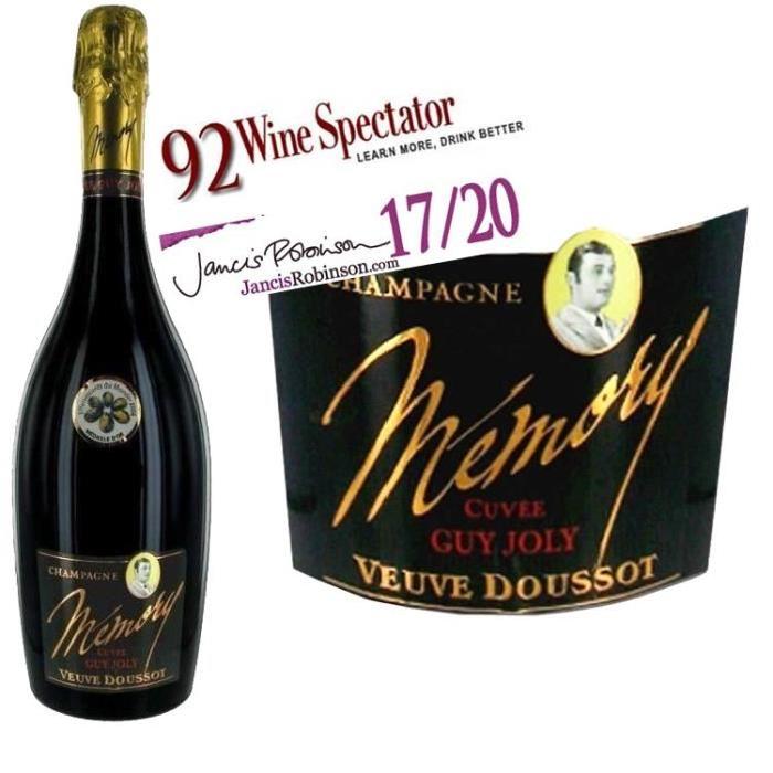 Champagne Mémory Veuve Doussot 2005 - Vin blanc x1