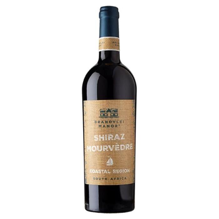 BRANDVLEI Shiraz Mourvedre Vin d'Afrique du Sud - Rouge - 75 cl
