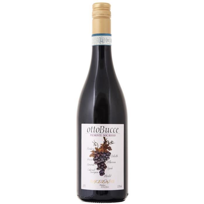 8 BUCCE Piemonte Vin d'Italie - Rouge - 75 cl - DOC
