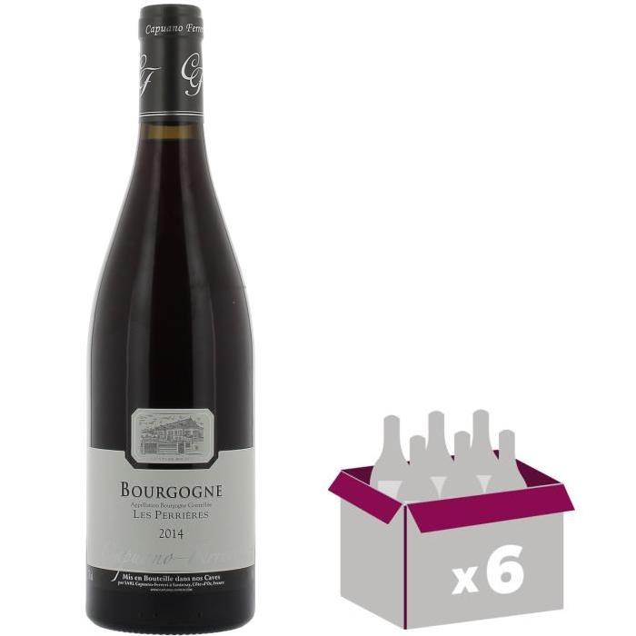 Domaine Capuano-Ferreri Bourgogne Pinot Noir Les Perrieres - Grand Vin de Bourgogne - 2014 - Rouge x 6