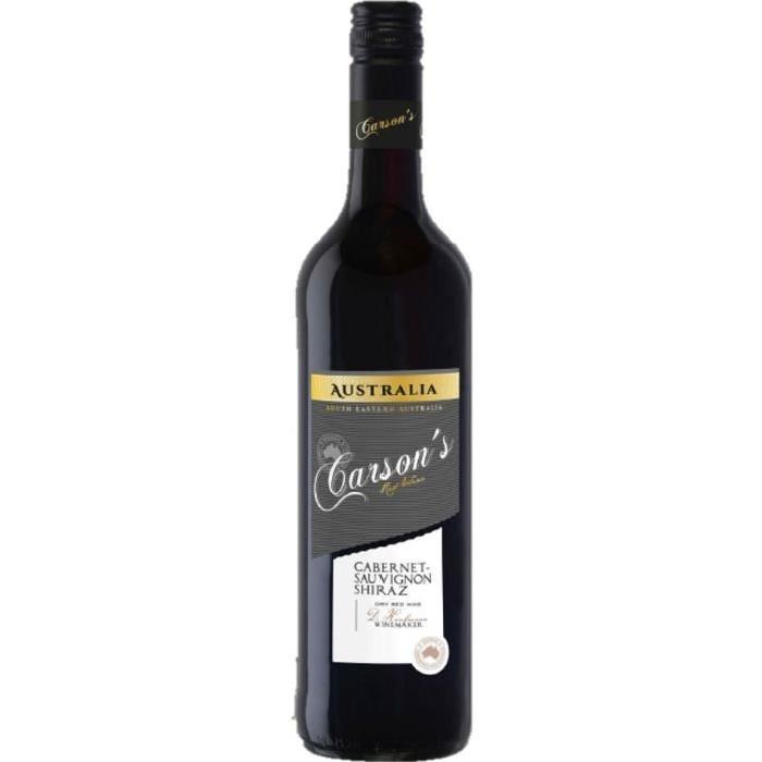 CARSON'S Cabernet Sauvignon Shiraz Vin d'Australie - Rouge - 75 cl