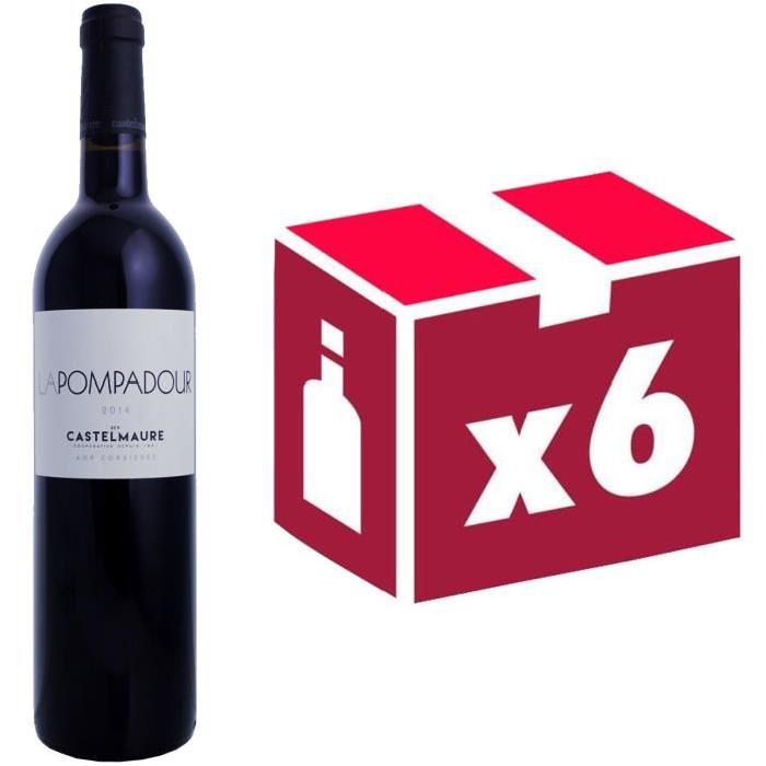 La Pompadour Corbieres 2015 - Vin rouge x6