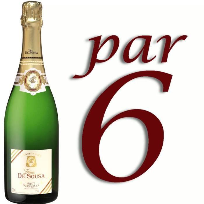 Champagne De Sousa Brut Merveille x6