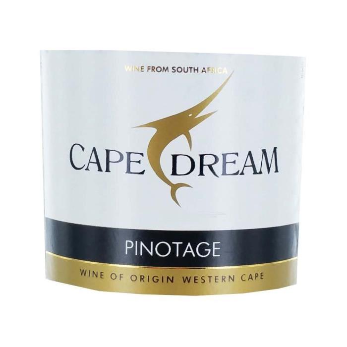 Cape Dream Vin d'Afrique du Sud Pinotage 2016 -...