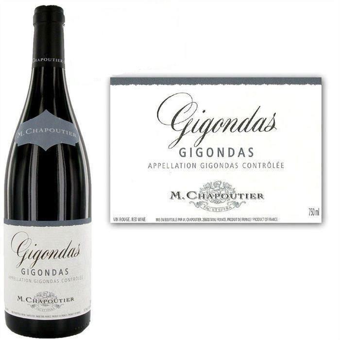 M. Chapoutier Gigondas 2014 vin rouge