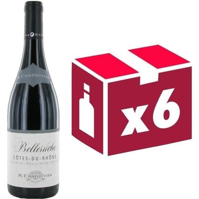 M. Chapoutier Belleruche Côtes du Rhône 2016 - Vin rouge