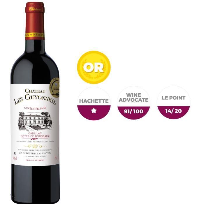 CHÂTEAU LES GUYONNETS 2015 Cadillac Vin des Côtes de Bordeaux - Rouge - 75 cl