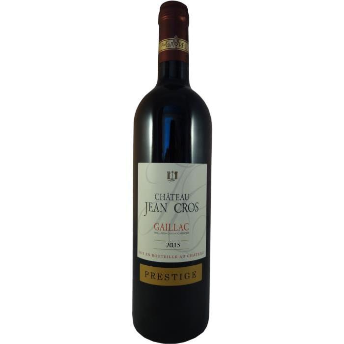 CHÂTEAU JEAN GROS 2015 Prestige Gaillac Vin du Sud Ouest - Rouge - 75 cl - AOC