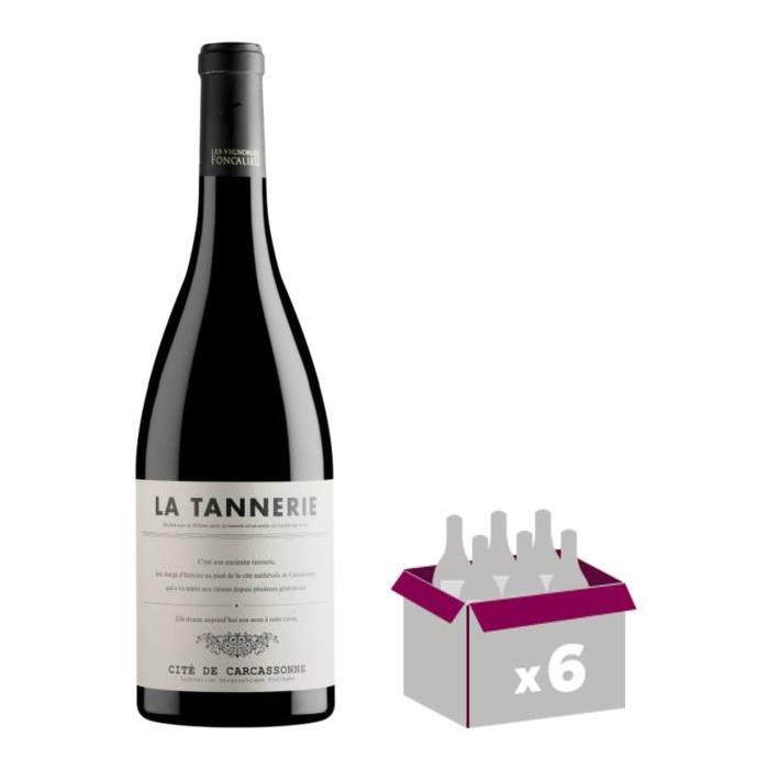 Cité de Carcassonne 2016 La Tannerie Vin du Languedoc - Rouge - 75 cl - IGP x 6