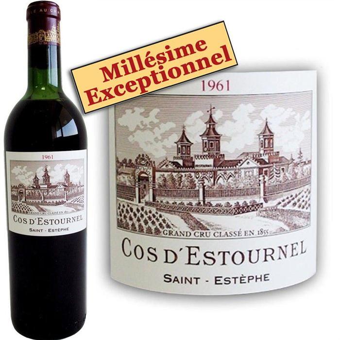 Cos d'Estournel 1961 - Vin rouge