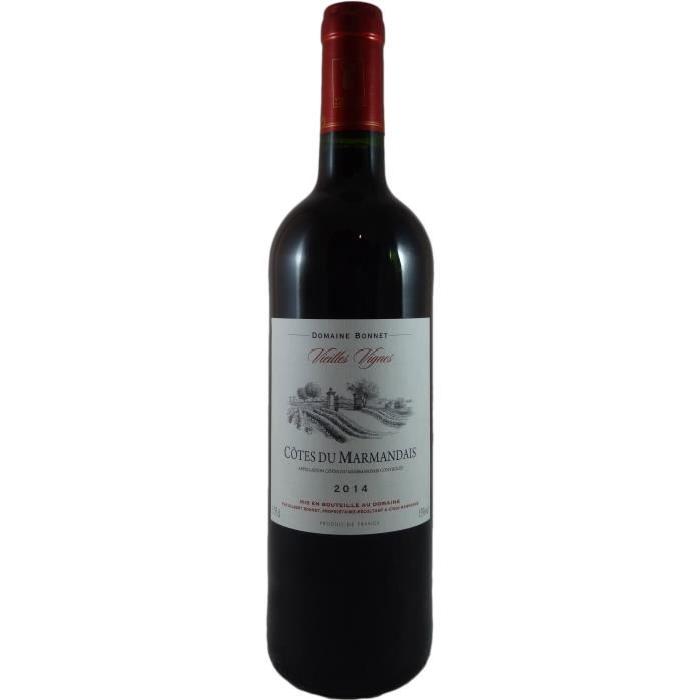 DOMAINE BONNET 2016 Côtes du Marmandais Vin du Sud Ouest - Rouge - 75 cl - AOC