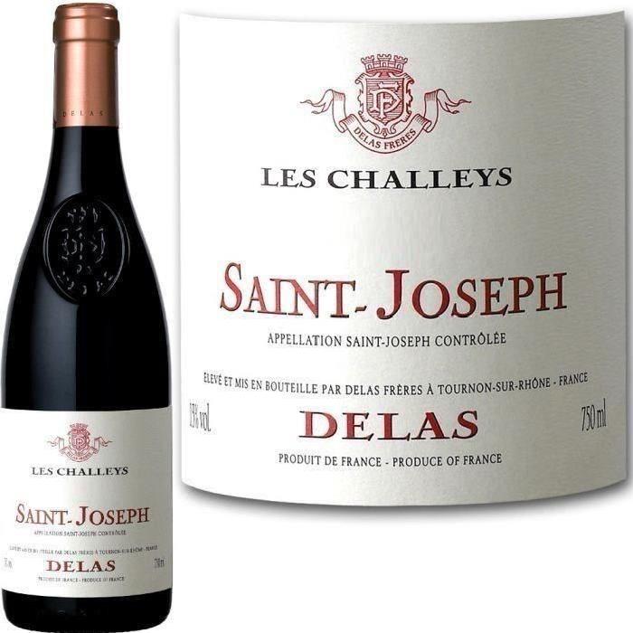 Saint Joseph "Les Challeys" Delas 2015 - Vin ro...