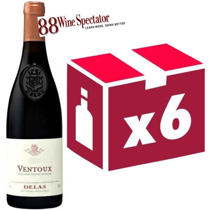 Ventoux Delas 2014 - Vin rouge x6